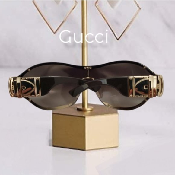 Gucci Brown GG 2738/S Buckle Detail Sunglasses- Made in Italy #Vintage main image 11